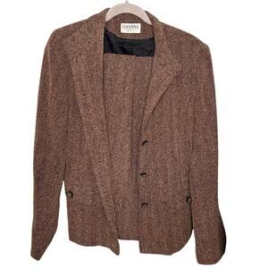 Vintage‎ Gianni Wool Blend Pant Suit Size 8